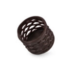 Grillage chocolate cups, suitable for mousse or cream fillings